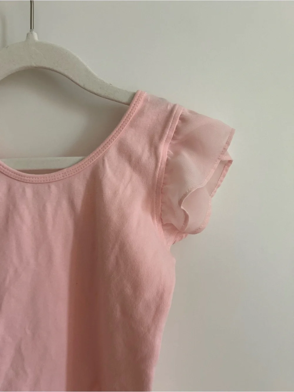 Girls Pink Chiffon Skirt Ballet Dance Dress - Size 130 (7/8)